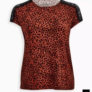 Torris Super Soft Size 2 Women's Bold Re Animal Print Tee